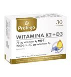 Protego Witamina K2 + D3, kapsułki elastyczne, 30 szt.