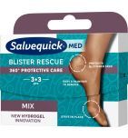 Salvequick Med Blister Resuce Mix 6, plastry na pęcherze, 6 szt.