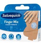 Salvequick Finger Mix, plastry na palce rąk, 18 szt.