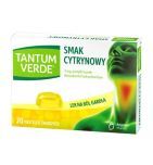 Tantum Verde sm.cytrynowy, 3 mg, pastyl.twarde, 20 szt