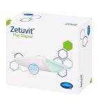 Zetuvit Plus Silicone, opatrunek silikonowy, 20 cm x 25 cm, 1 szt. (z opakowania 10 szt.)