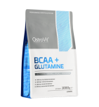 OstroVit BCAA + Glutamina, proszek, cytryna, 500 g