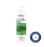 Vichy Dercos, szampon przeciwłupieżowy, włosy suche, 390 ml