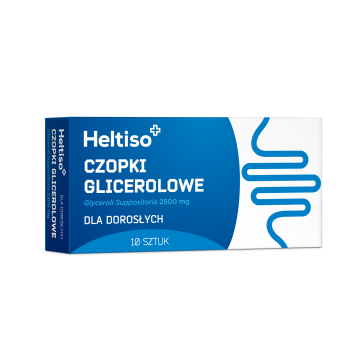 HELTISO czopki glicerolowe 2,5g, 10 szt.