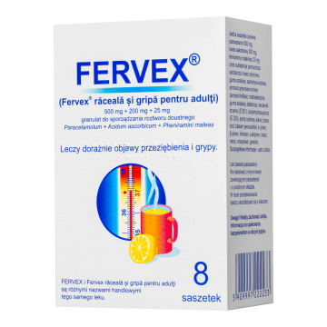 Fervex,gran.d/sp.roztw.doust.,(i.row),Delf,Rum,13,1g,8sasz