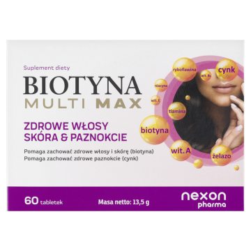 Biotyna Multi Max, tabletki, 60 szt.