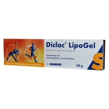 Diclac Lipogel, 10 mg/g, żel, 50 g