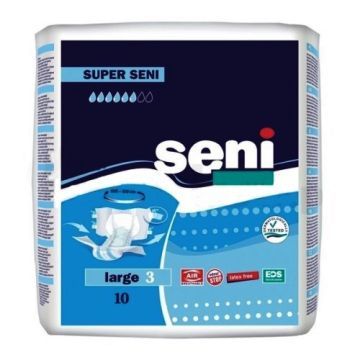 Seni Super Large, pieluchomajtki, 10 szt.