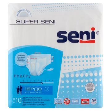 Seni Super Large, pieluchomajtki, 10 szt.