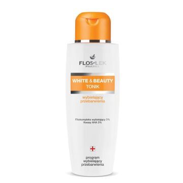 Flos-Lek White&Beauty, tonik,wybiel.przebarw, 200 ml