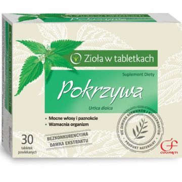 Pokrzywa, tabletki powlekane, 30 szt.