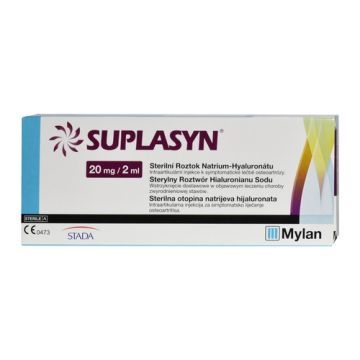 Suplasyn, 20 mg/2 ml, roztw.d/wstrz.dostaw, 1 amp-strzyk