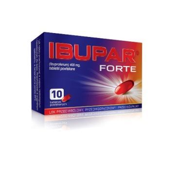 Ibupar forte, 400 mg, tabletki powlekane, 10 szt.