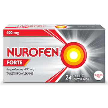 Nurofen Forte, 400 mg, tabletki powlekane, 24 szt.