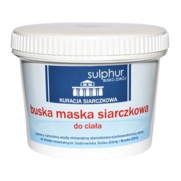 Sulphur Zdrój, buska maska siarczkowa do ciała, 500 g