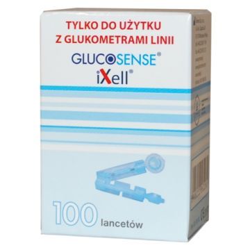 Lancety do nakłuwacza Glucosense, 100 szt.