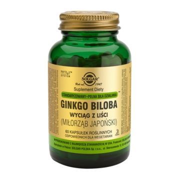 Solgar Gingko Biloba, kaps., 60 szt
