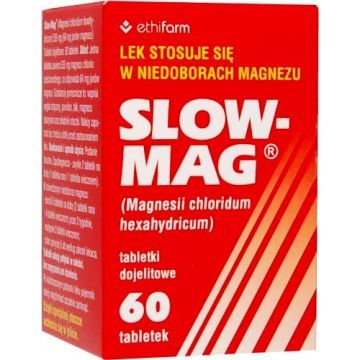 Slow-Mag, tabletki dojelitowe, 60 szt