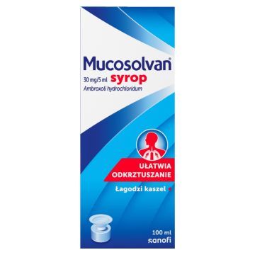 Mucosolvan, (30 mg/5 ml), syrop, 100 ml