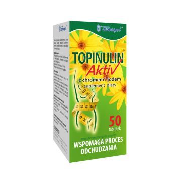 Topinulin Activ, tabletki z chromem i jodem, 50 szt.