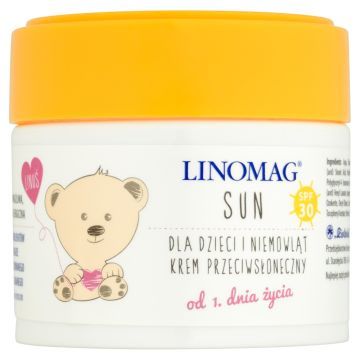 Linomag Sun, krem z filtrem mineralnym, SPF 30, 50 ml