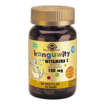 Solgar Kanguwity Wit.C, 100 mg, pastyl.do ssania, 90 szt