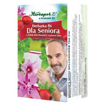 Herbatka Dla seniora, ziel.wierzb, fix, 2,5 g, 20 sasz.