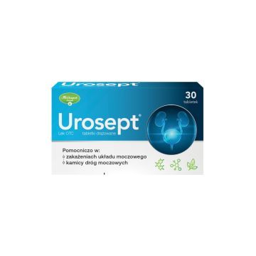 Urosept, tabletki drażowane, 30 szt.