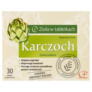 Karczoch, tabletki powlekane, 30 szt.