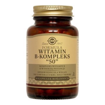 Solgar Formula witamin B-komplex 50, kaps., 50 szt