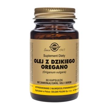 Solgar Olej z dzikiego oregano, kaps., 60 szt