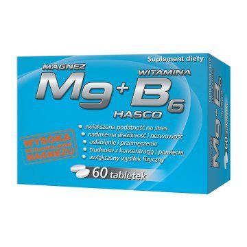 Mg magnez + witamina B6 Hasco, tabl., 60 szt