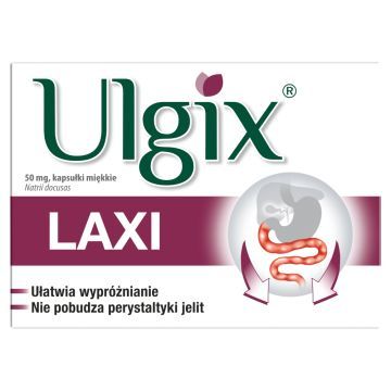Ulgix Laxi, 50 mg, kapsułki miękkie, 30 szt.