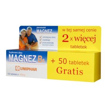 Magnez cytrynowy B Complex, tabletki, smak cytrynowy, 100 szt.