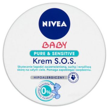 Nivea Baby, emolient kojący krem S.O.S, 150 ml