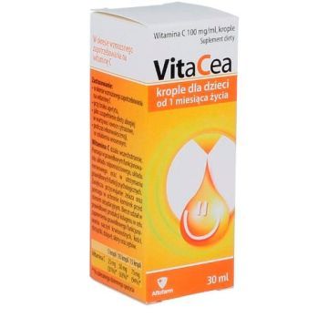 VitaCea, krople dla dzieci od 1 m-ca, 30 ml