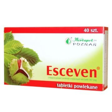 Esceven, 167 mg, tabletki powlekane, 40 szt.