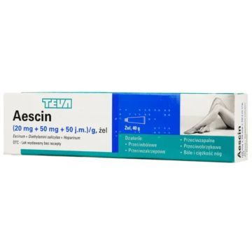 Aescin, żel, 40 g