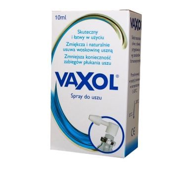 Vaxol, spray do usuwania woskowiny usznej, 10 ml