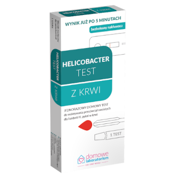 Test Helicobacter,wykryw.Helicob.Pylori w krwi,1szt