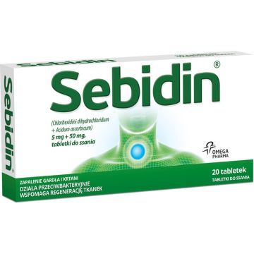 Sebidin, tabletki do ssania, 20 szt.