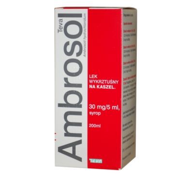 Ambrosol Teva, (30 mg/5 ml), syrop, 200 ml