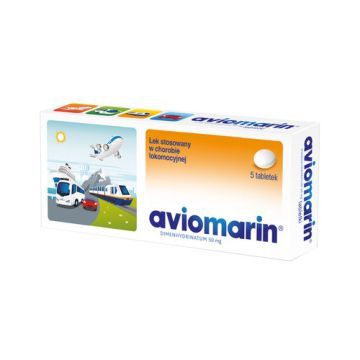 Aviomarin, 50 mg, tabletki, 5 szt