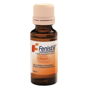 Fenistil, (1 mg/ml), krople doustne, 20 ml