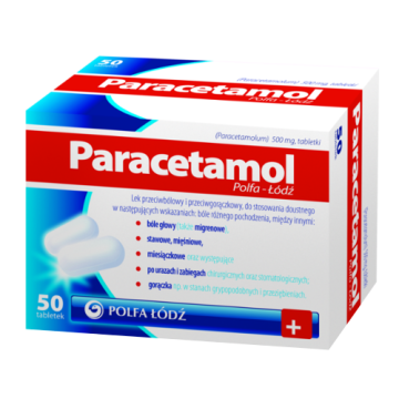 Laboratoria PolfaŁódź Paracetamol, 500 mg, tabletki, 50 szt.