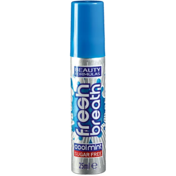 Beauty Formulas, odświeżacz do ust, cool mint, 25 ml