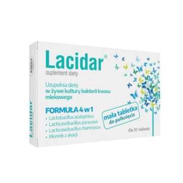 Lacidar, tabletki, 20 szt.