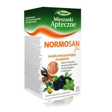 Normosan fix, zioła do zaparzania, 1,4 g, 20 szt.