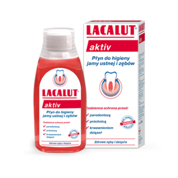 Lacalut activ, płyn do płukania ust, 300 ml