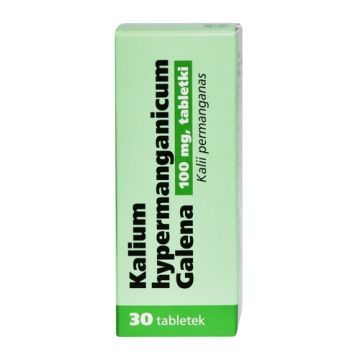 Kalium hypermanganicum Galena, 100 mg, tabletki, 30 szt.